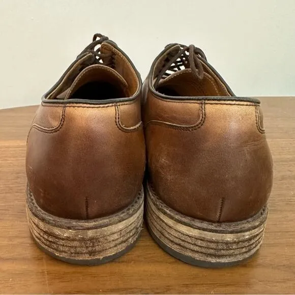 Warfield &amp; Grand Sutton Brown Leather Derby Dress Shoes Men’s Size 11.5