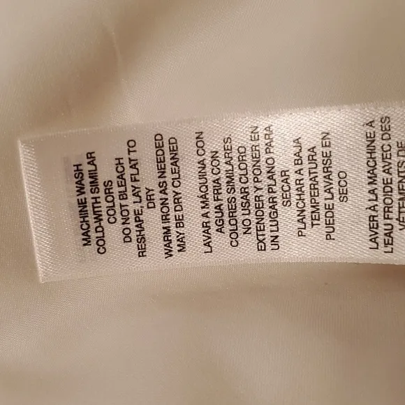 White House Black Market LS Cream Jacquard Blazer