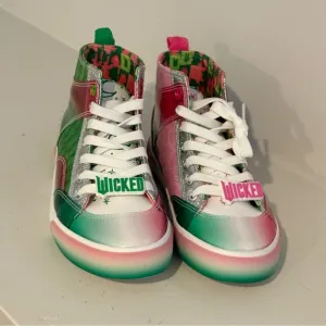 WICKED Movie Musical HIGH TOP SNEAKERS Shoes by Ground Up Women's Girls 6.5