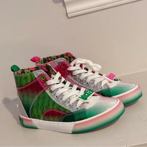 WICKED Movie Musical HIGH TOP SNEAKERS Shoes by Ground Up Women's Girls 6.5
