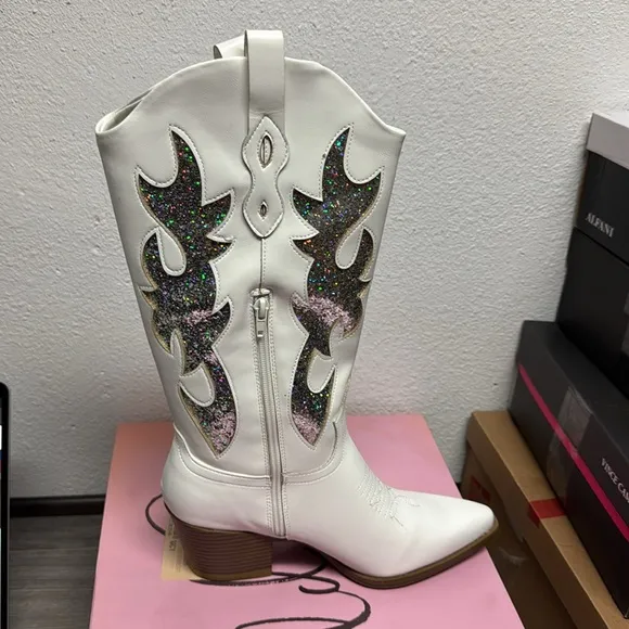 Wild Pair Lucah Cowboy Boots, Created for Macy's