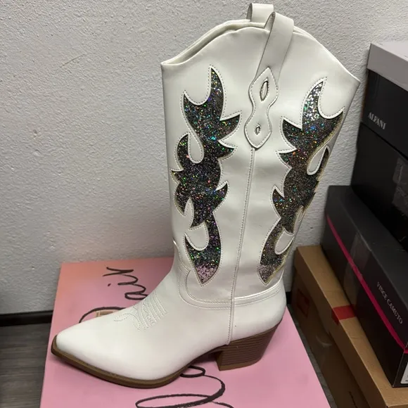 Wild Pair Lucah Cowboy Boots, Created for Macy's