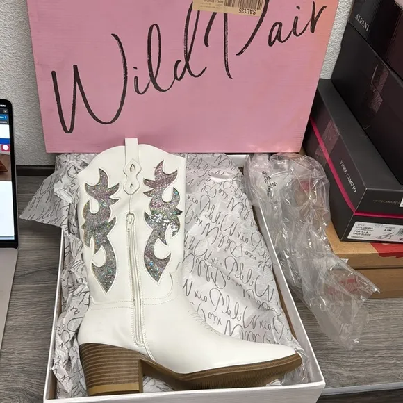 Wild Pair Lucah Cowboy Boots, Created for Macy's