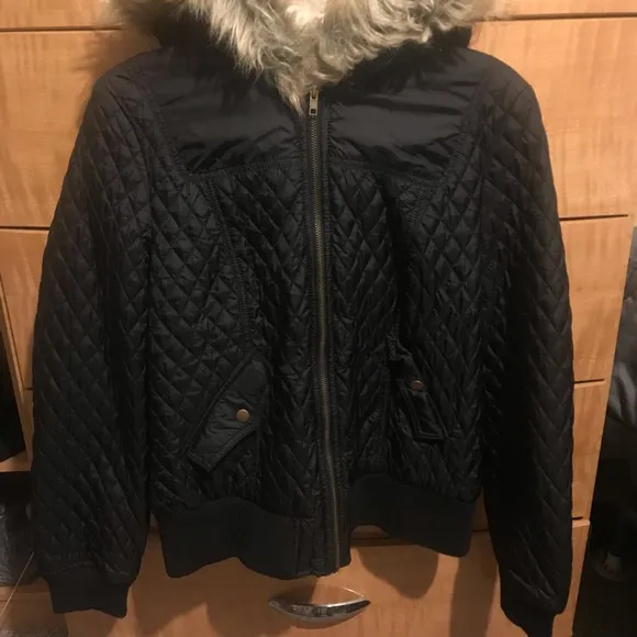 Winter Clothing Bundle with Black Coach suede wedge Boots size 8