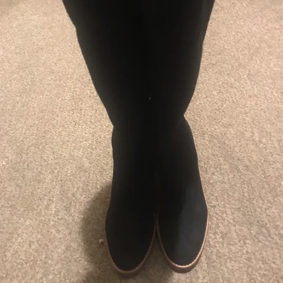Winter Clothing Bundle with Black Coach suede wedge Boots size 8