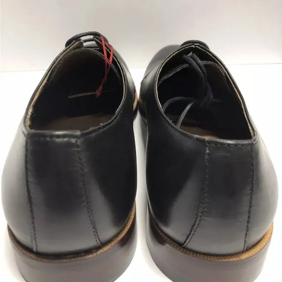 Winthrop Men’s Crescent, Black Leather Oxford Dress Shoes, Size 7 M