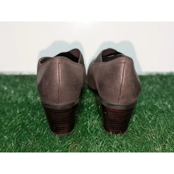 Women's Abeo B.I.O. System Portola Shoes Brown Leather Pumps Size 9.5M