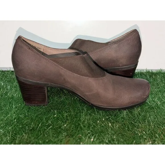 Women's Abeo B.I.O. System Portola Shoes Brown Leather Pumps Size 9.5M