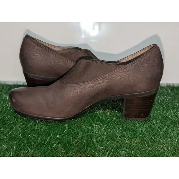 Women's Abeo B.I.O. System Portola Shoes Brown Leather Pumps Size 9.5M