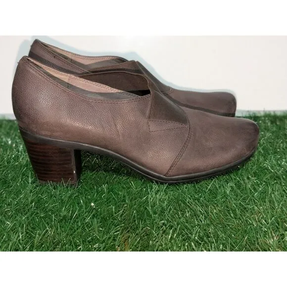 Women's Abeo B.I.O. System Portola Shoes Brown Leather Pumps Size 9.5M