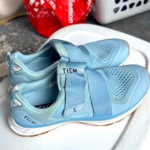 Women's Blue Sneakers Tiem Cycle Spin shoes workout slipstream gym