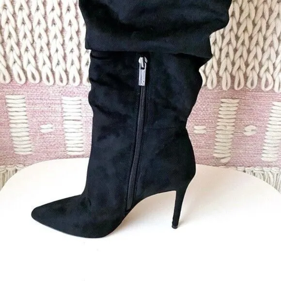 Women's Boots Designer JESSICA SIMPSON Lyrelle Faux Suede Knee High Boots 8.5 M