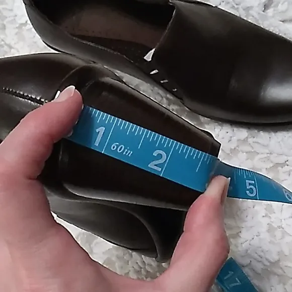 Women's Dansko brown leather shoes with heel size 38