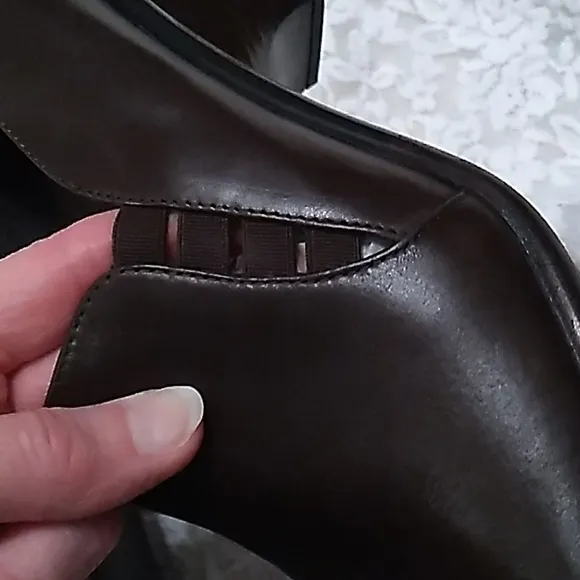Women's Dansko brown leather shoes with heel size 38