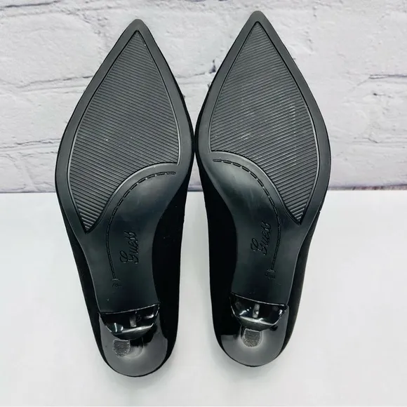Women's Guess Studded High Heel Stiletto Pumps Suede Shoes 7.5
