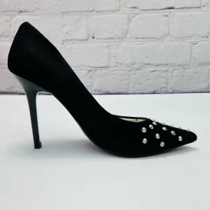 Women's Guess Studded High Heel Stiletto Pumps Suede Shoes 7.5