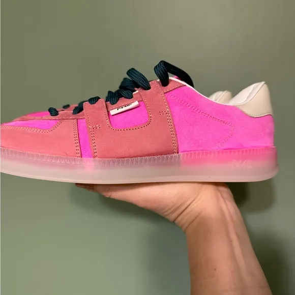 Women's Pink suede P448 Sneakers
