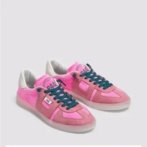 Women's Pink suede P448 Sneakers