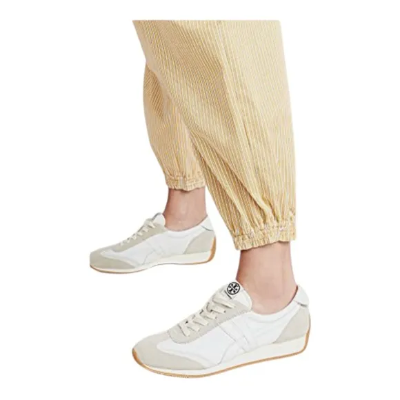 Women's White and Cream Sneakers