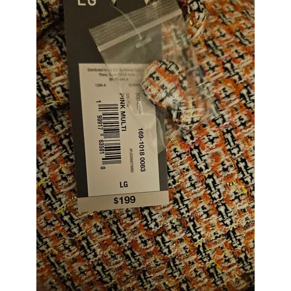 Worthington Jason Bolden Coat Pink Multi