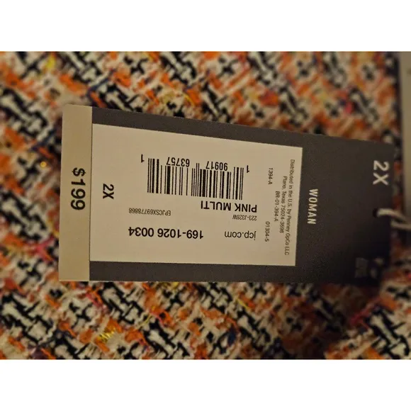 Worthington Jason Bolden Coat Pink Multi
