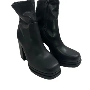 Y2K Chunky Platform Boots Womens 6.5 Black 90s Goth Punk Grunge Emo Disco Bratz
