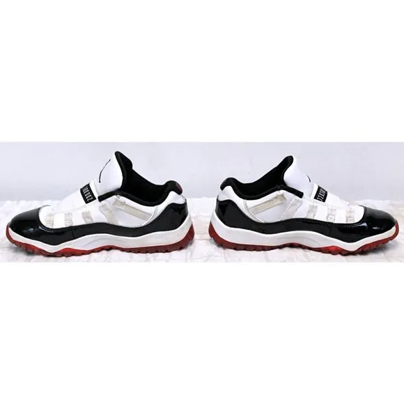 Youth Nike Air Jordan 11 Retro Low Concord Bred Youth Sz 2 No Laces Pre owned