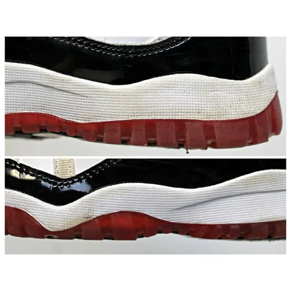 Youth Nike Air Jordan 11 Retro Low Concord Bred Youth Sz 2 No Laces Pre owned