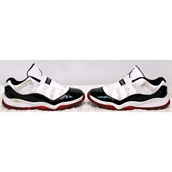 Youth Nike Air Jordan 11 Retro Low Concord Bred Youth Sz 2 No Laces Pre owned