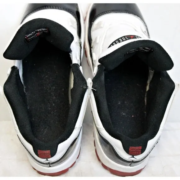 Youth Nike Air Jordan 11 Retro Low Concord Bred Youth Sz 2 No Laces Pre owned