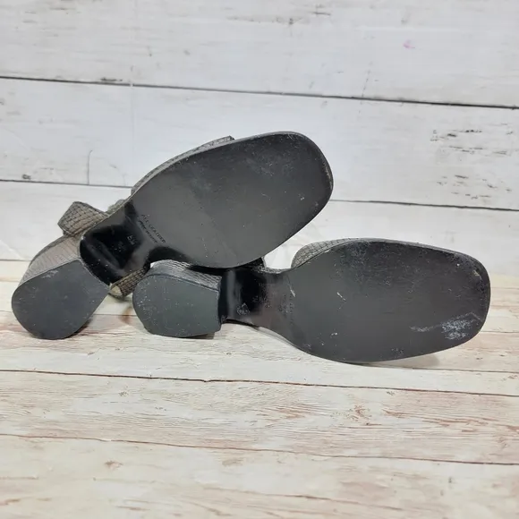 Yves Saint Laurent Vintage Block Heel Sandals US 6.5