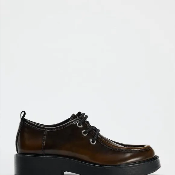 ZARA LOAFERS WITH LACES.  Size 10.  New with tag.